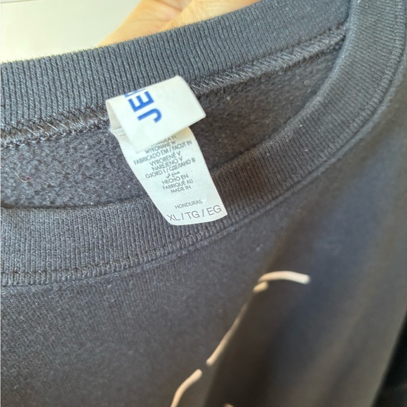 Jerzees Albert Hitchcock Sweater Crewneck w/ quote on back size XL - Picture 3 of 3